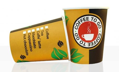 Hartpapier Pappbecher Coffee To Go Kaffeebecher 0,2l 200ml 8 oz 100 Stück